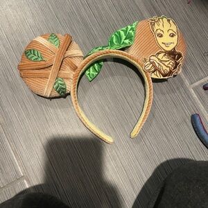 Disney Groot Headband with Brown and Green Accents